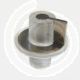 694975479 SMEG SILVER AND TRANSPARENT OVEN KNOB FOR GAS COOKTOPS