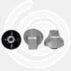 305519704K KNOB STAINLESS STEEL APPEARANCE GAS COOKTOP **KIT OF 5**