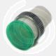 A/080/08 ILVE GREEN NEON LENS COVER LARGE 13mm HOLE SCREW IN STYLE