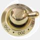G/363/10/14 ILVE OVEN THERMOSTAT GAS SWITCH BRASS KNOB MAJESTIC NEW SERIES